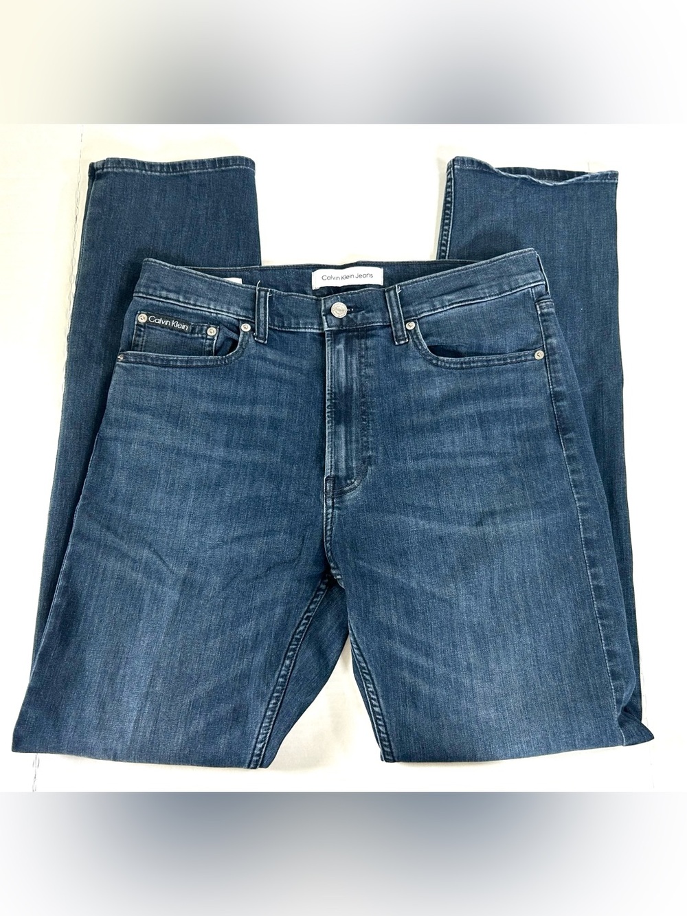 Calvin Klein Men's Indigo Slim Straight Classic Sexy Jeans